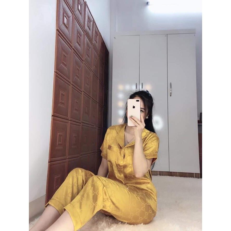 Bộ gấm tay cộc quần dài