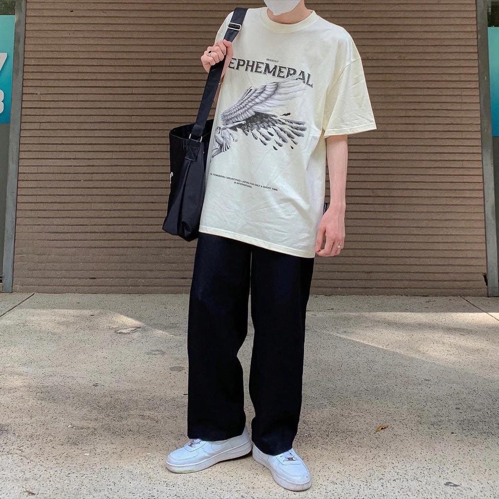 Áo Thun Local Brand Missout Angel Thiên Thần Nam Nữ Oversize Unisex Full Mạc