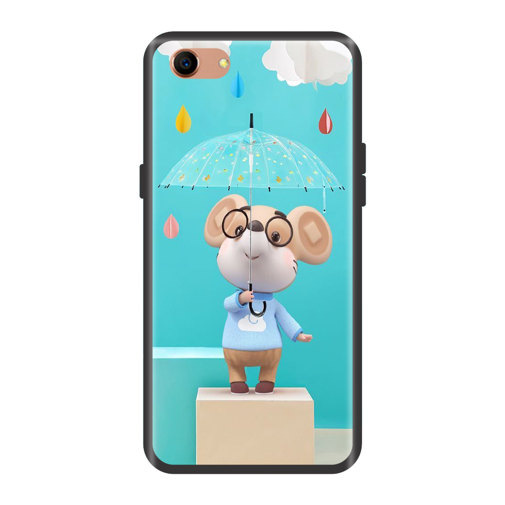 Ốp lưng TPU viền dẻo cho điện thoại OPPO A83 Hình Chuột Tết 2020 - Mẫu 20