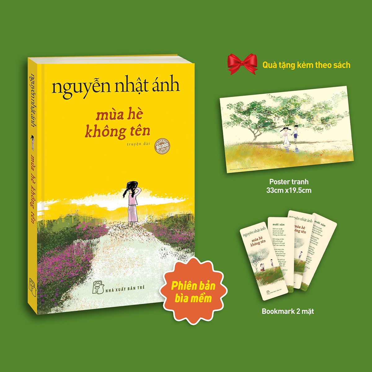 Sách Mùa Hè Không Tên - Tặng Kèm Bookmark 2 Mặt + Poster Tranh + Chữ Ký Tác Giả Ngẫu Nhiên