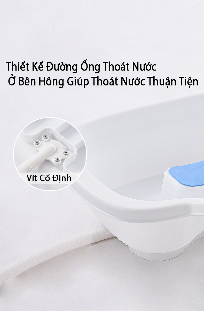 Hình ảnh Chậu Gội Đầu Tại Giường KUNBE, Chậu Gội Đầu Tại Nhà Thông Minh Cho Mọi Người - Tặng Lược Massage Và Cốc Gội Đầu