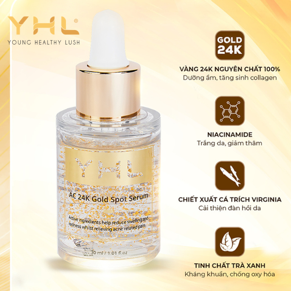 Serum trị mụn trắng da Hàn Quốc YHL Chính Hãng