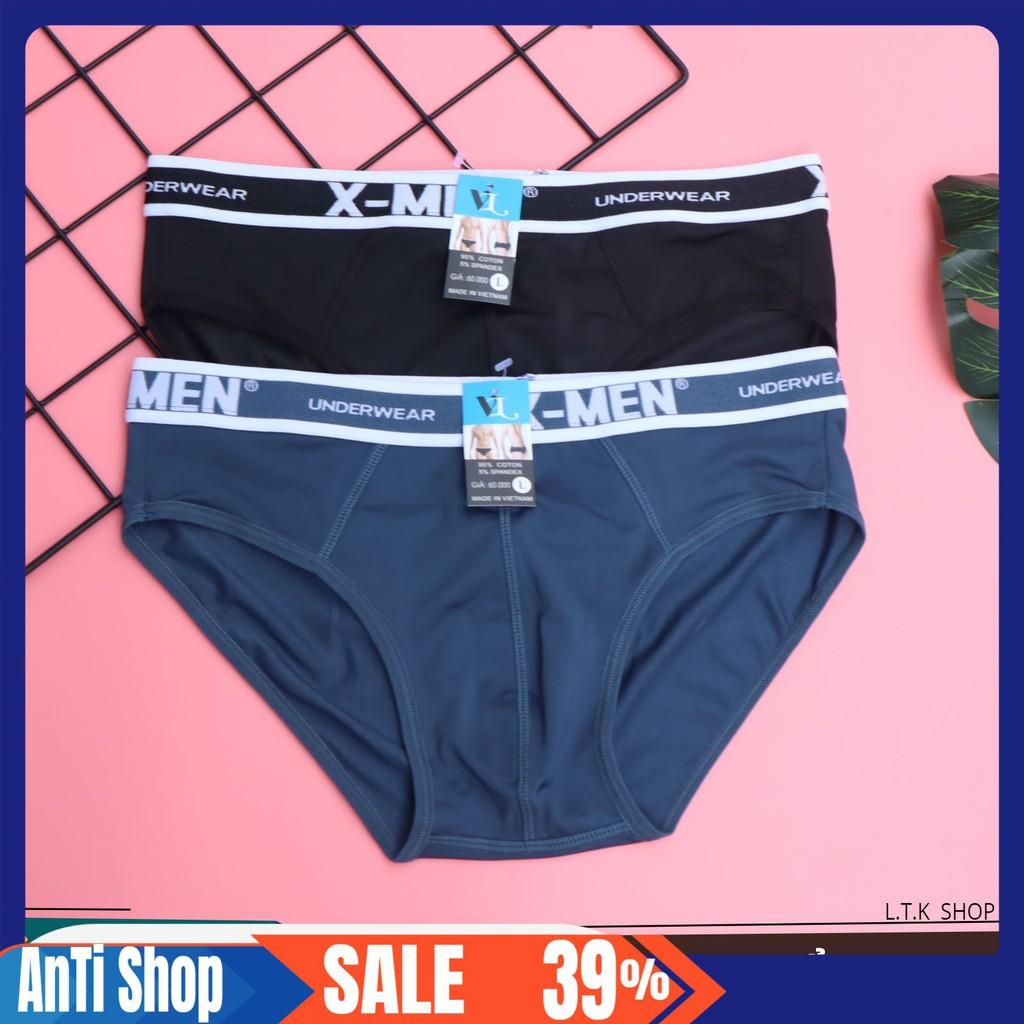 Combo 3 quần Lót nam XM- Quần sịp xì nam thun lạnh co giãn mới(siêu sale)