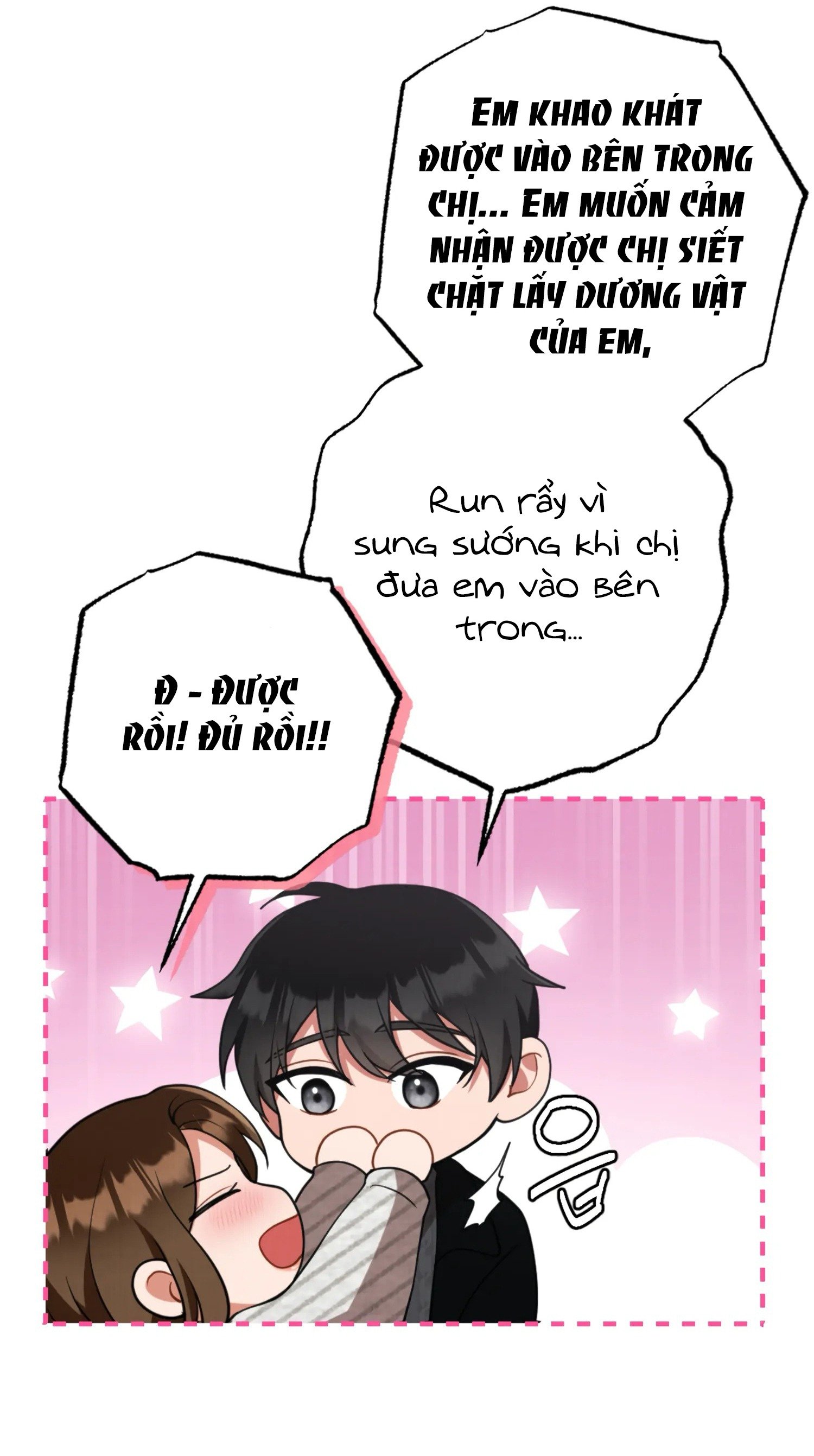 [18+] bạn của em trai không thể to như vậy! chapter 12.2 16