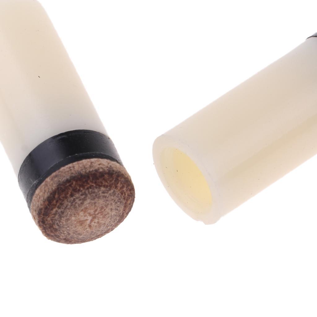 20 Pieces Slip-On Pool Billiard Cue Tips Snooker Stick Ferrules 11/12mm