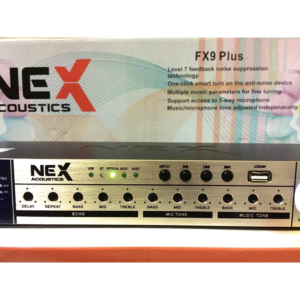Vang Cơ FX9 PLus 2021 Có Chống Hú Tốt. Kết Nối Quang Học OPTICAL, BLUETOOTH, USB, AUX1,AUX2..