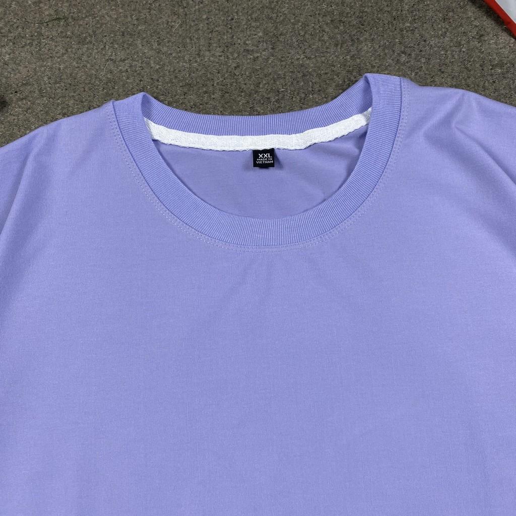 ÁO THUN TRƠN Màu Tím Môn SX - 3XL