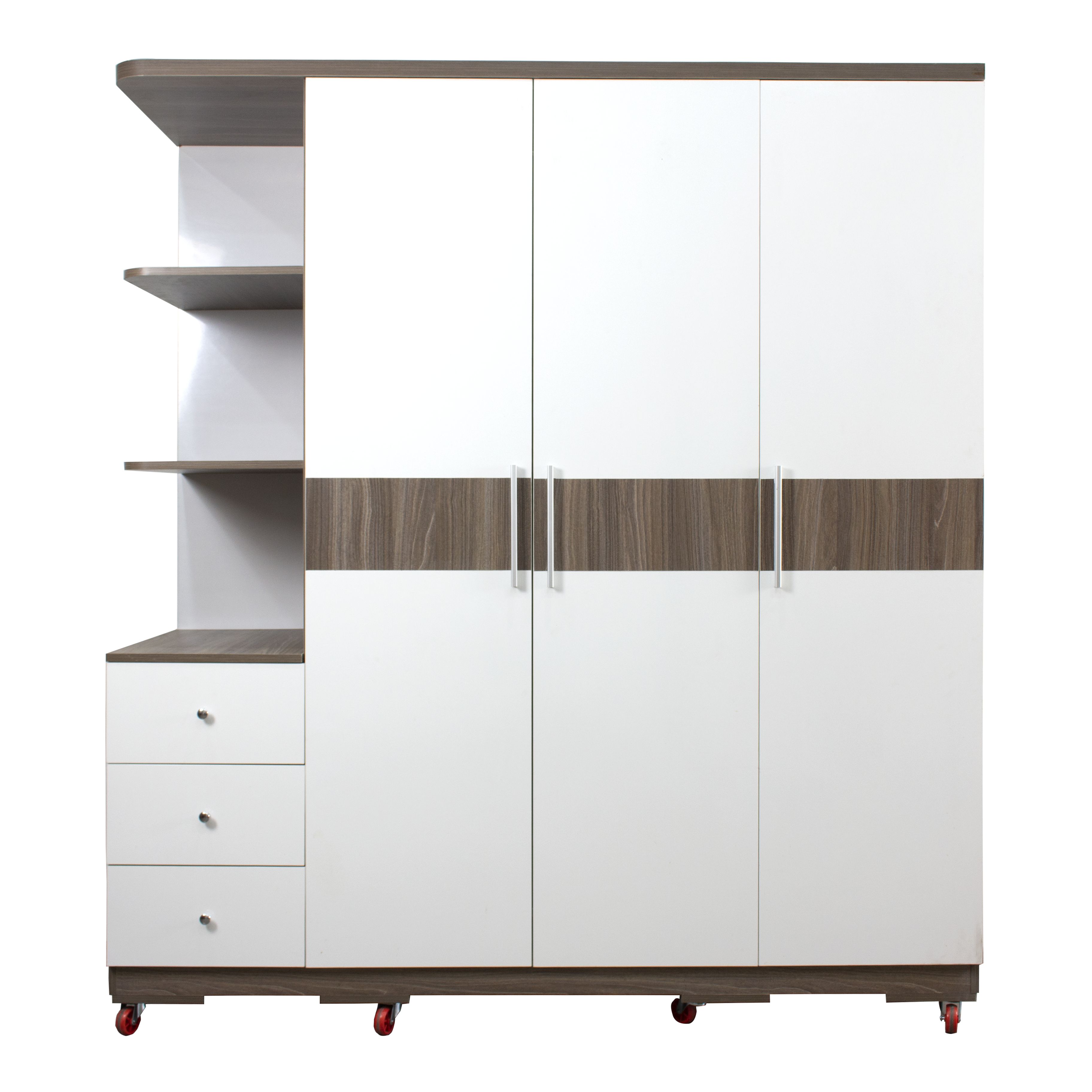 Tủ Áo 3 Cánh Góc Gỗ Mdf Phủ Melamine Cao Cấp Viva Đẹp Gía Rẻ