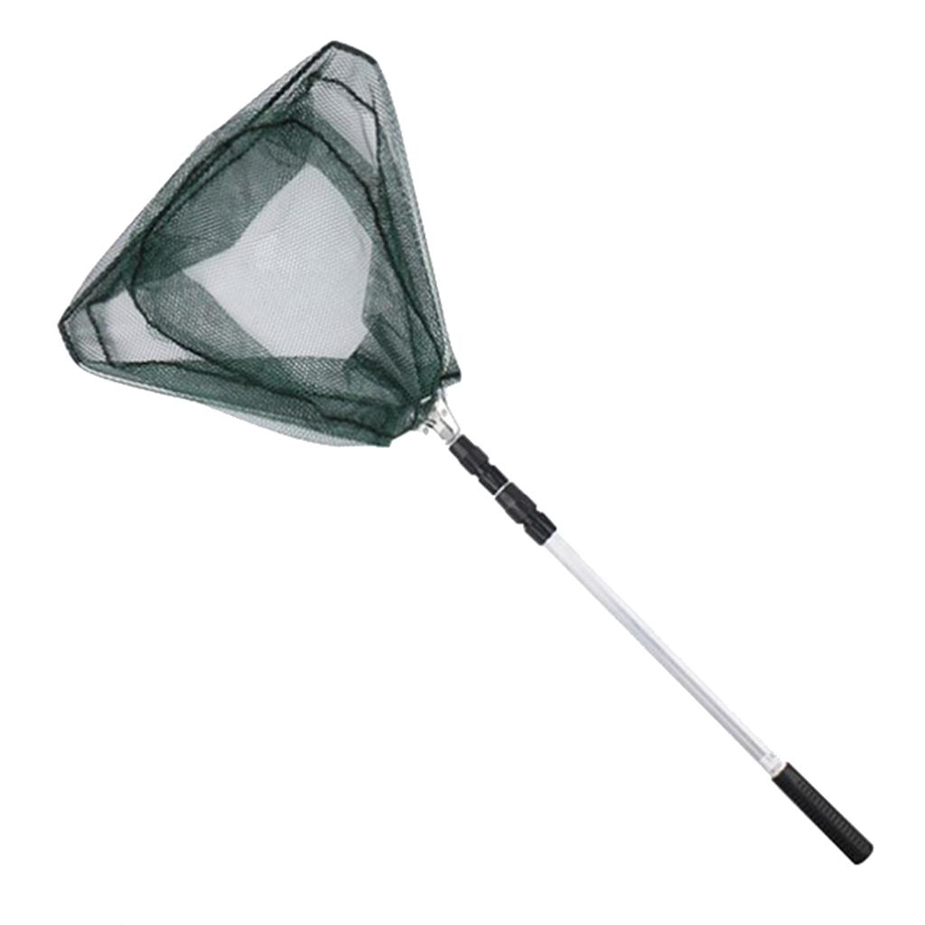 Folding Fly Fishing Net Fishing Landing Net Nylon Mesh Catch And Release