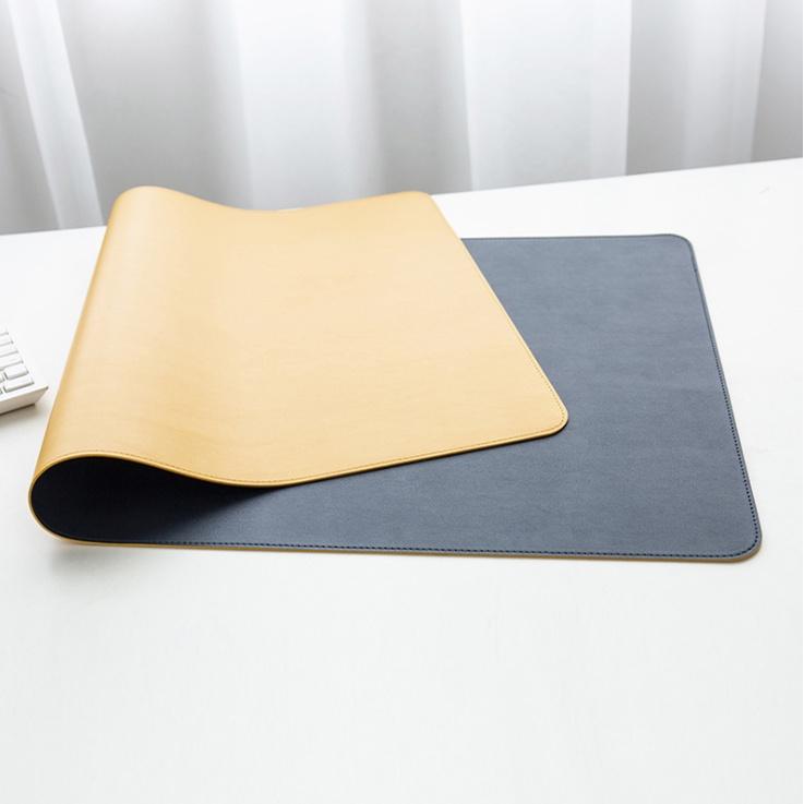 Thảm Da PU Trải Bàn Làm Việc DeskPad Size Lớn Kiêm Bàn Di Chuột Máy Tính Mouse Pad Cỡ Lớn Chống Nước