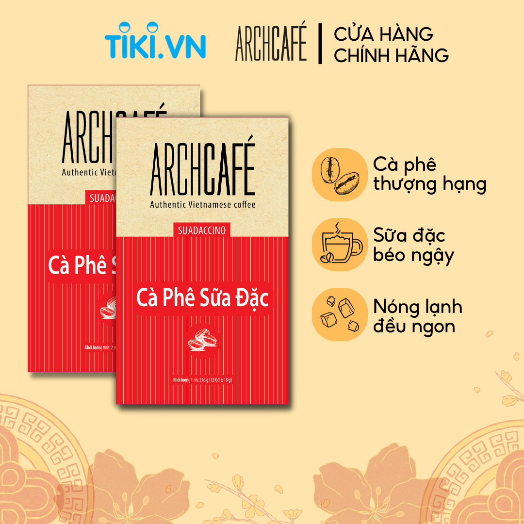 Combo 2 Cà Phê Sữa Đặc - Cafe hoà tan Archcafé