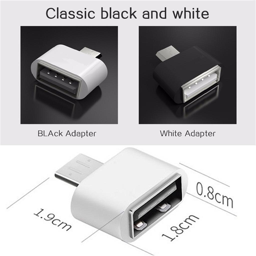 4x Durable Micro USB OTG Adapter Male to 2.0 Female for Android Tablet