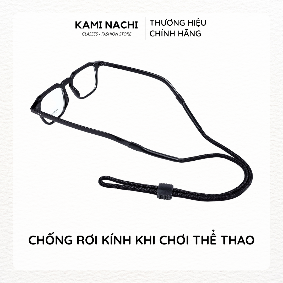 Dây đeo giữ kính KAMI NACHI chất liệu vải dù có lớp đệm silicon chuyên dụng chống rơi kính