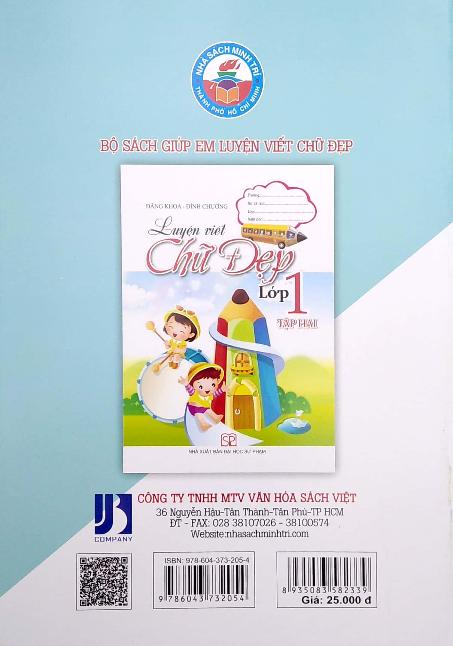 Luyện Viết Chữ Đẹp Lớp 1 - Tập 1