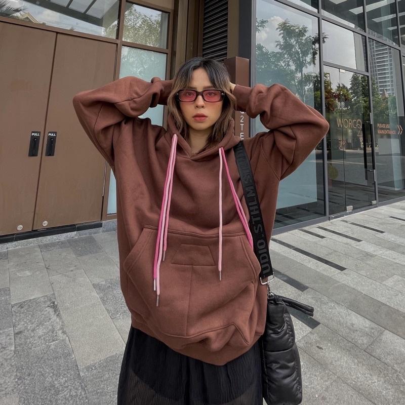 ÁO HOODIE NÂU FORM TO AZIER