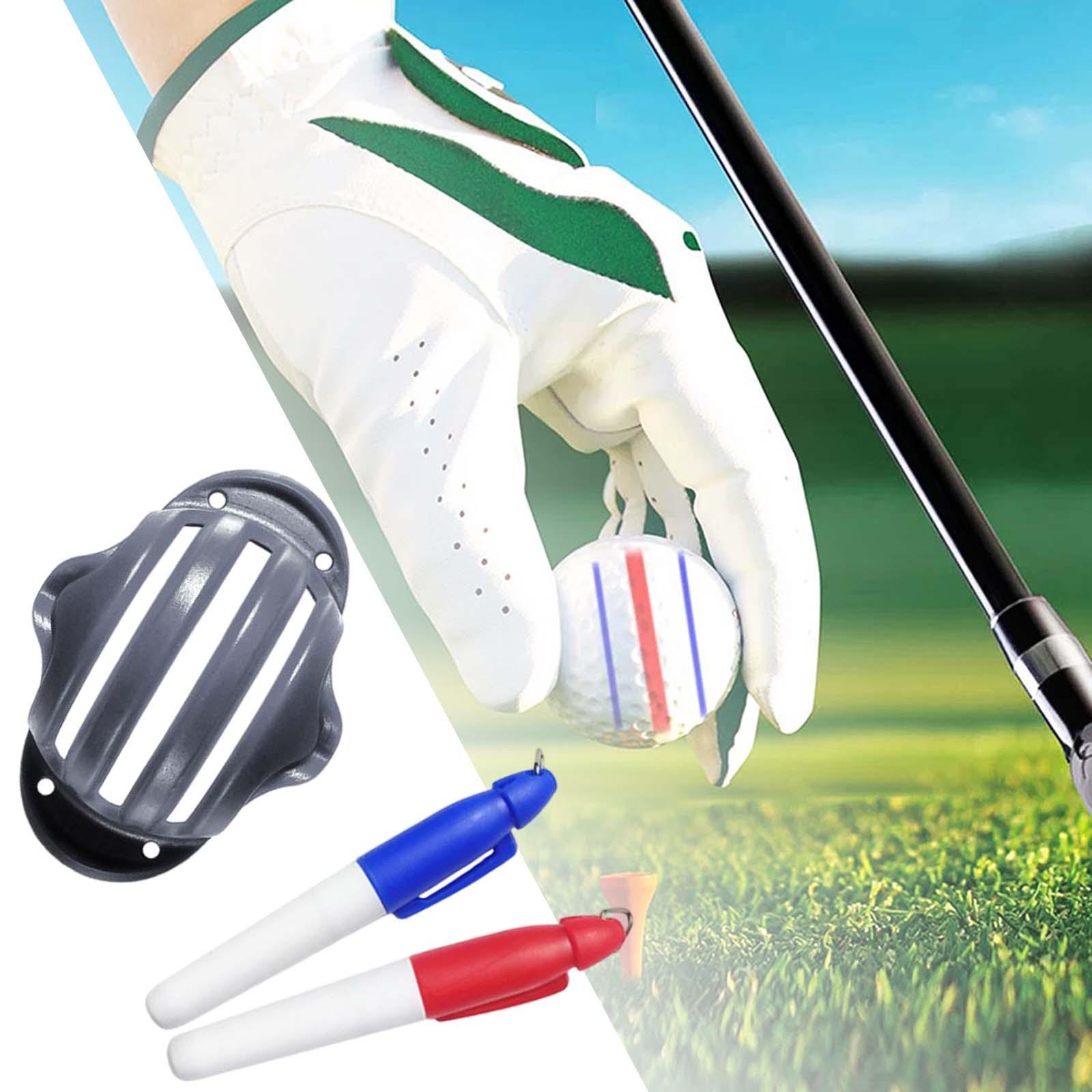 Golf Ball Alignment Tool Set, Liner Drawing Marking Drawing Stencil