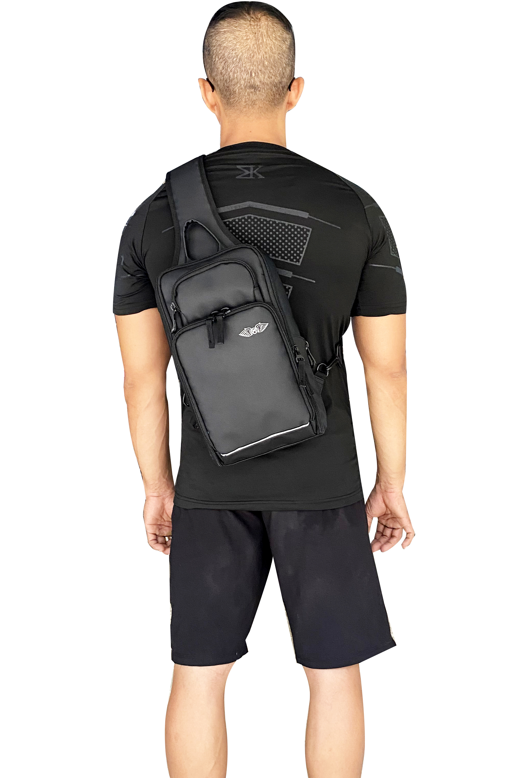 Túi Đeo Chéo Nam Nữ Chống Thấm Nước Cao Cấp MHTC01- Black