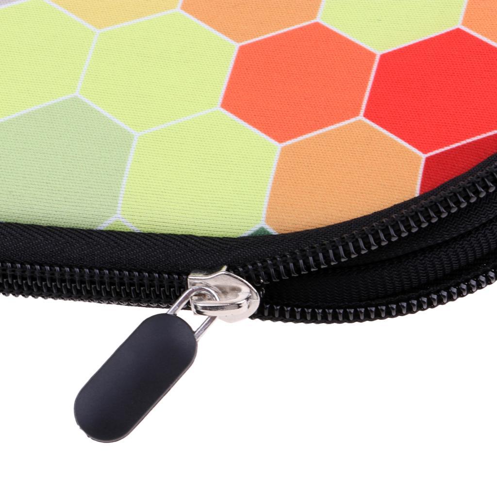 2xPremium Neoprene Pickleball Paddle Cover Zipper Sleeve Protective Case A14