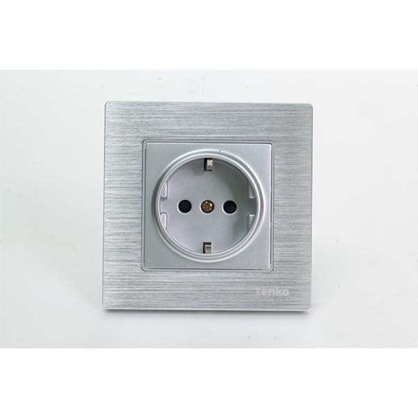 Chống Giật Chuẩn ĐỨC Mặt Kim Loại Sang Trọng TK-F71-B-20