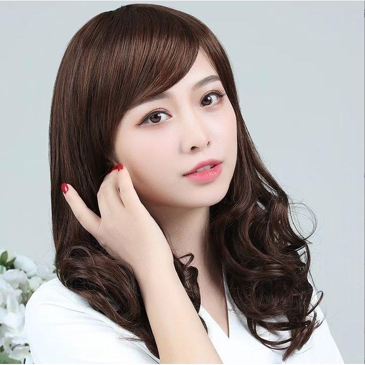 Tóc giả nữ nguyên đầu trung niên Hàn Quốc, Tóc giả cả đầu cao cấp - TG50