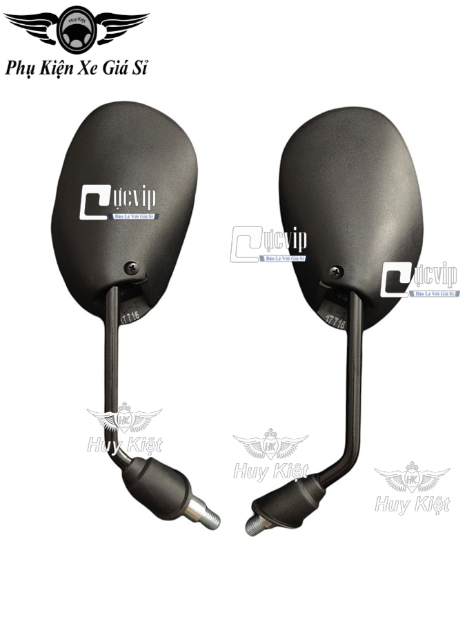 Cặp Kính Gương Chiếu Hậu Wave Anpha Gắn Tất Cả Dòng Xe Honda Chân Kính 10Ly MS4475