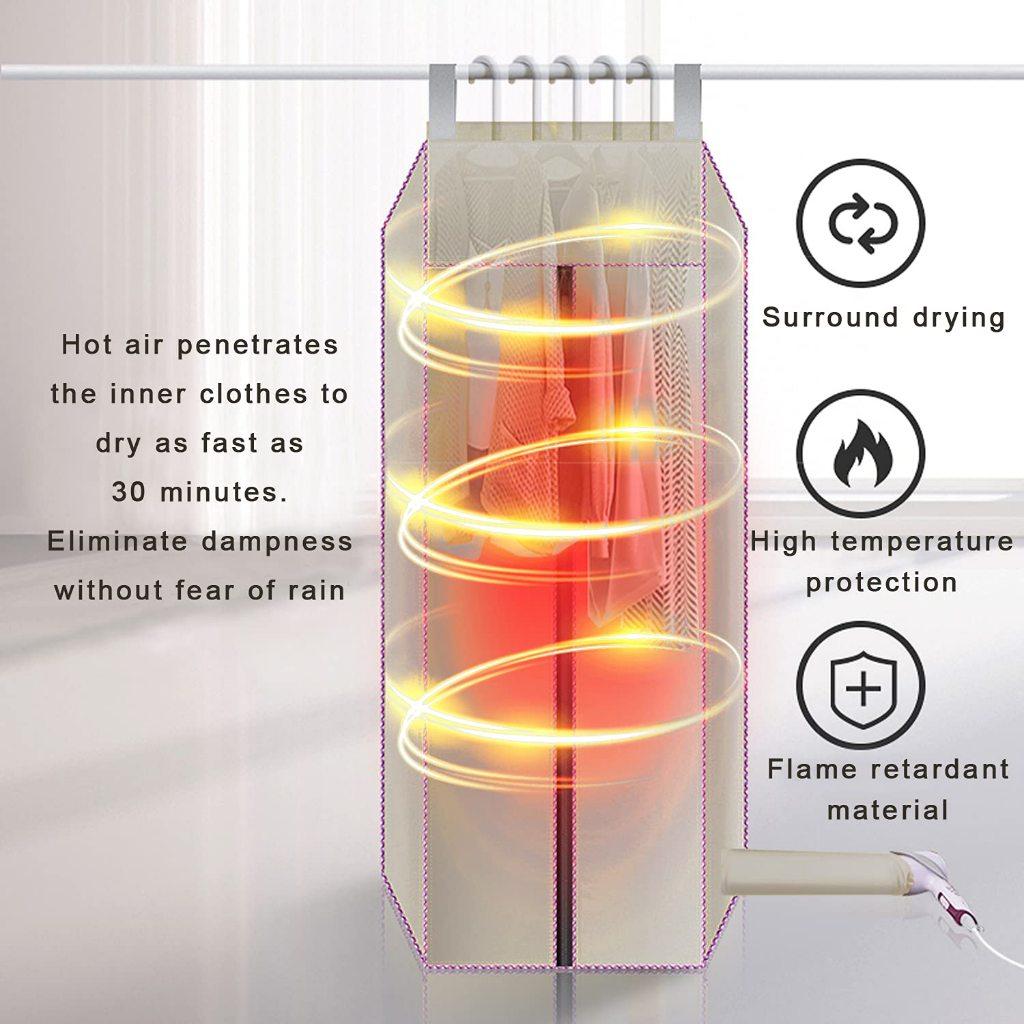 Túi Sấy Quần Áo Xếp Gọn Du Lịch Công Tác Stomata Drying Công Nghệ Nhật Bản ️