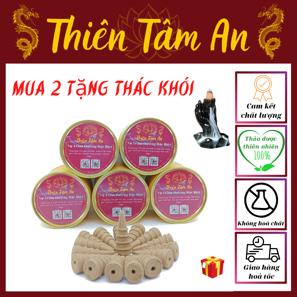 Trầm Hương - NỤ TRẦM HƯƠNG ĐẶC BIỆT khói ngược, hương trầm gió bầu cao cấp 100%