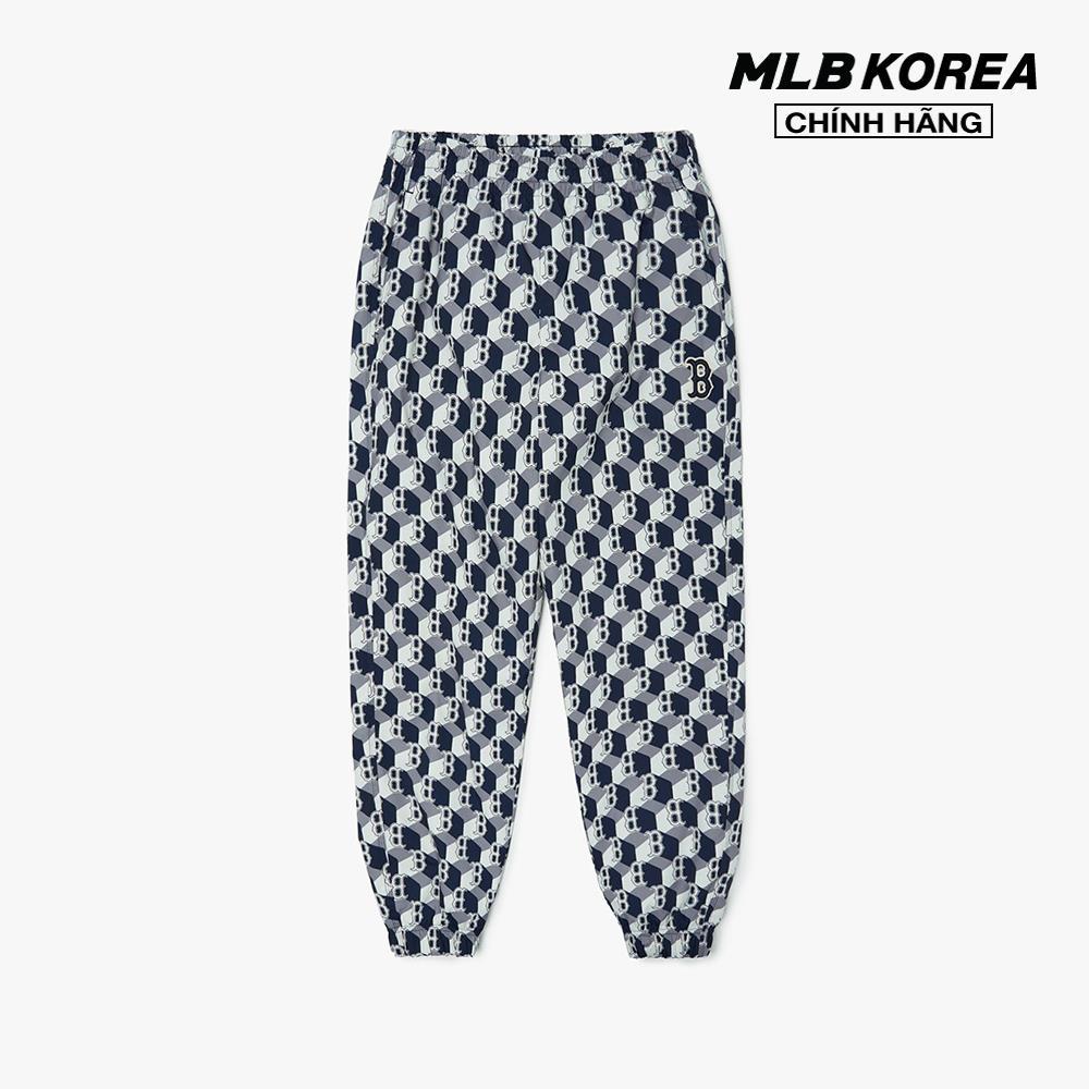 MLB - Quần jogger lưng thun Cube Monogram Allover 3AWPM0324