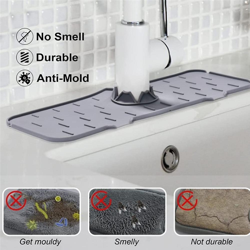 Tay cầm vòi silicon nhỏ giọt vòi silicon silicon splash bảo vệ, vòi chìm mat màu xám