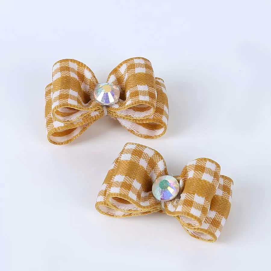 NƠ KẸP TÓC SANG TRỌNG NHIỀU MÀU DỄ THƯƠNG MÃ 12 XINH XẮN CHO THÚ CƯNG CHÓ MÈO