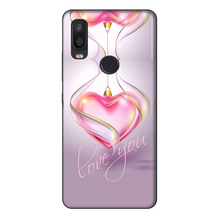 Ốp lưng điện thoại VSmart Active 1 hình Trái Tim Hồng - Hàng chính hãng