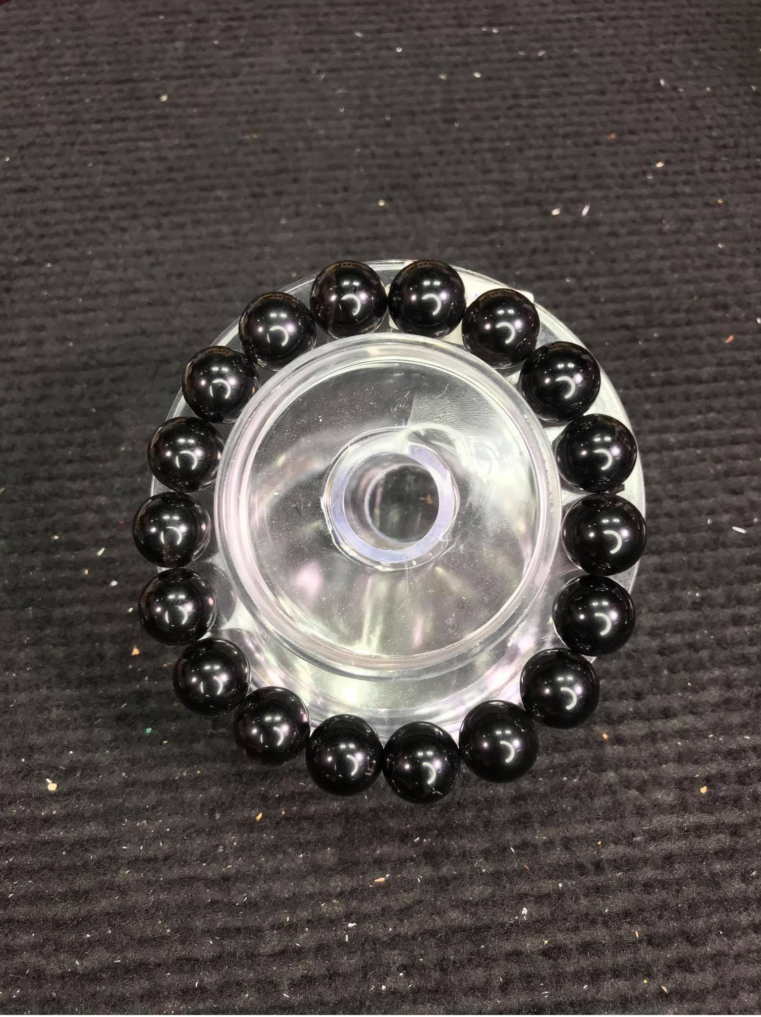 Vòng Tay Thạch Anh Đen size hạt 11.5mm