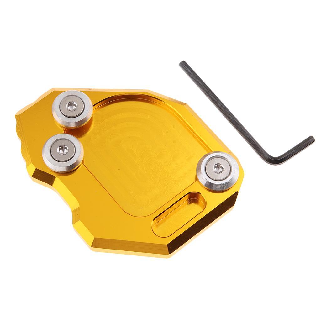 Side Stand Enlarge Kickstand Extension Plate Pad for  F800GS 08-15 Gold