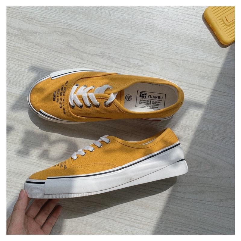 Giày thể thao in chữ mũi đế cao su - Giày nhiều màu 1969