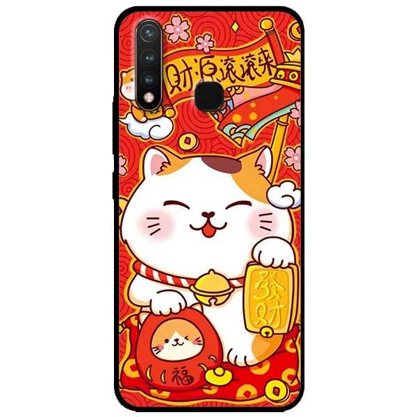 Ốp lưng dành cho Vivo Y19 / U3 - Mèo Thần Tài