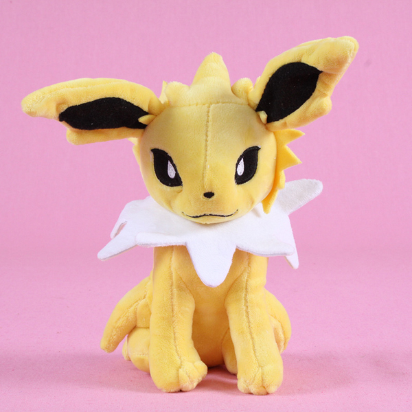 Gấu Bông Pokemon - Eevee Jolteon Hệ Điện (30 Cm) Gb200 (Tặng 1 Móc Khóa Dây Da Pu Đính Đá Lấp Lánh)