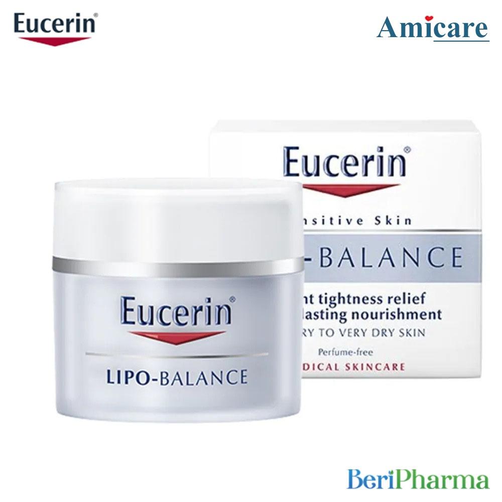 Eucerin Kem Dưỡng Ẩm Cho Da Khô Và Nhạy Cảm Lipo Balance 50ml
