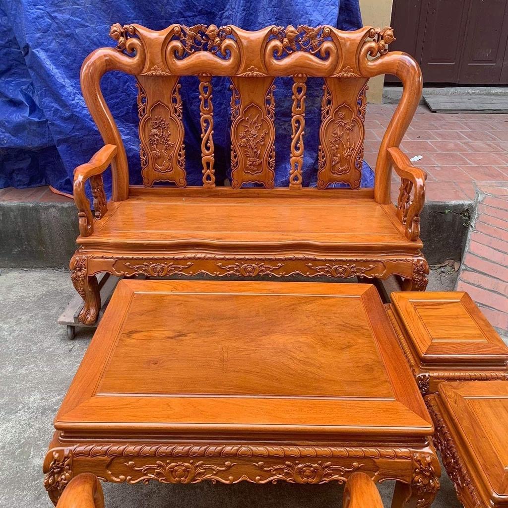 Bàn Ghế Minh Quốc Đào Gỗ Gõ Đỏ