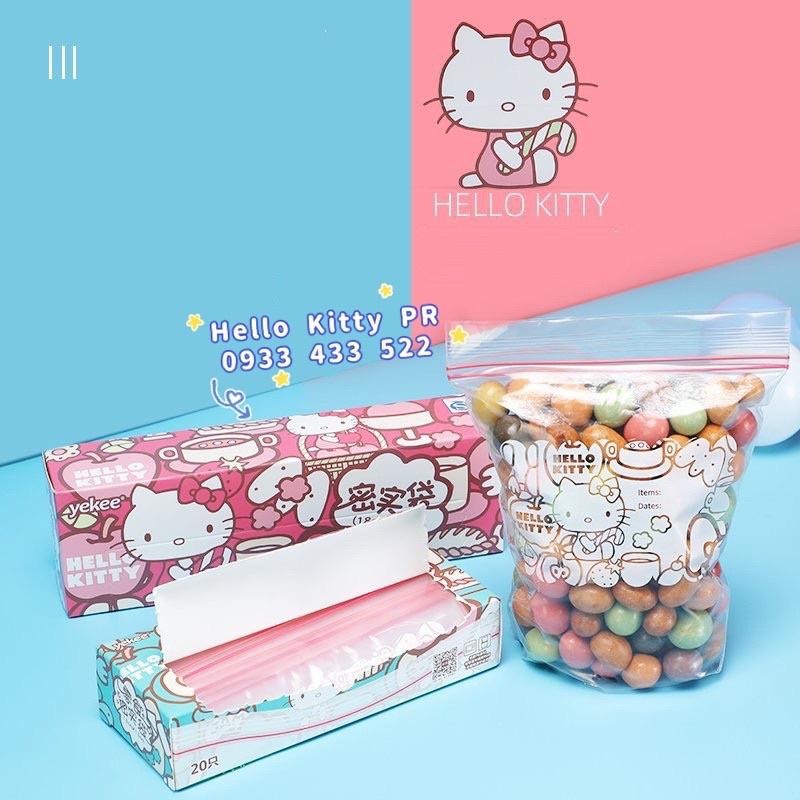 Túi zip đựng thực phẩm, phụ kiện Hello Kitty