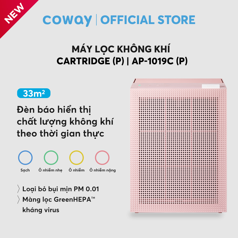 Máy lọc không khí Coway Cartridge AP-1019C - Hàng chính hãng