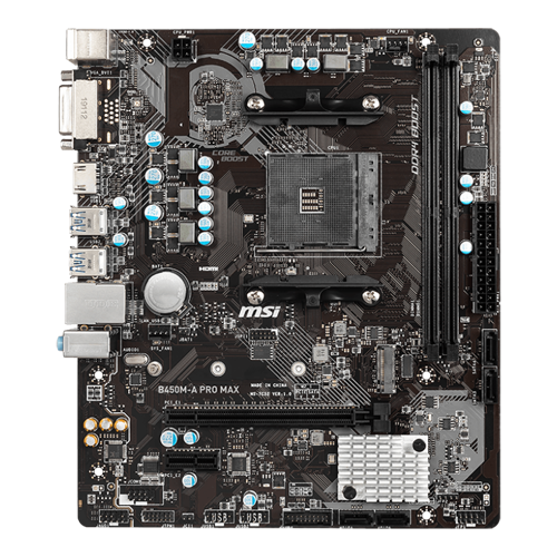 Bo mạch chủ Main MSI B450M-A PRO MAX Socket AM4 - Hàng Chính Hãng