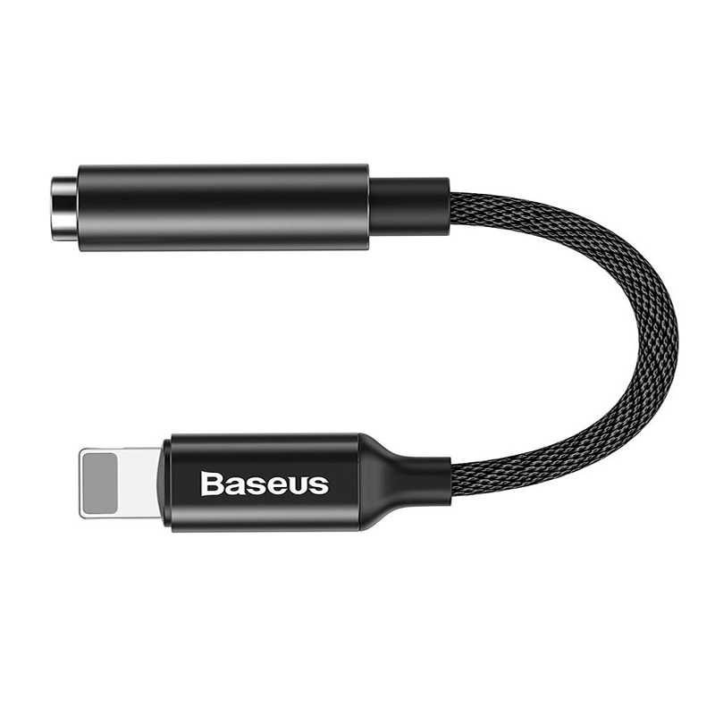 Bộ chuyển đổi Baseus cổng Lightning sang Jack 3.5mm nhỏ gọn, tiện lợi  - Hàng chính hãng