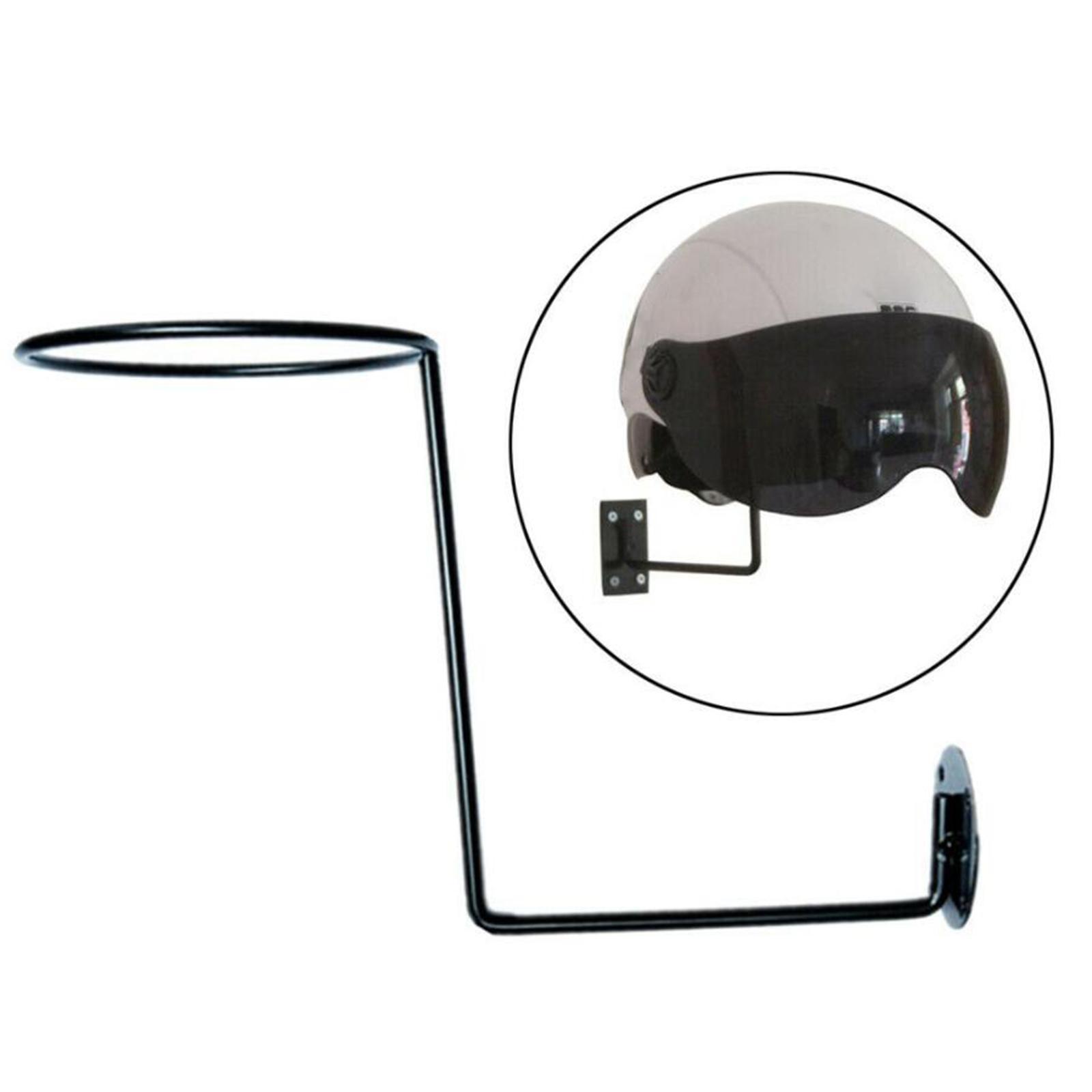 3X Wall Mount Motorcycle  Holder Jacket Bags Rack Display Metal Rack