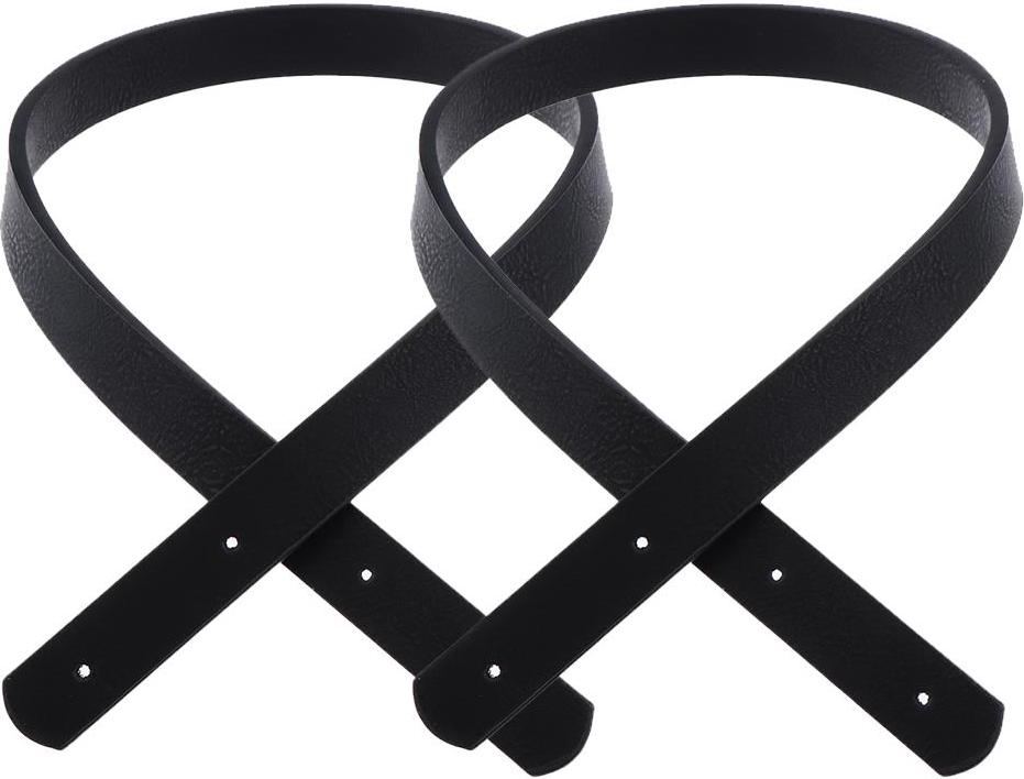 2 Khúc Có Thể Tháo Rời Thay Thế Đen Túi Xách Tay Cầm Dây Lưng Tự Làm Phụ Kiện