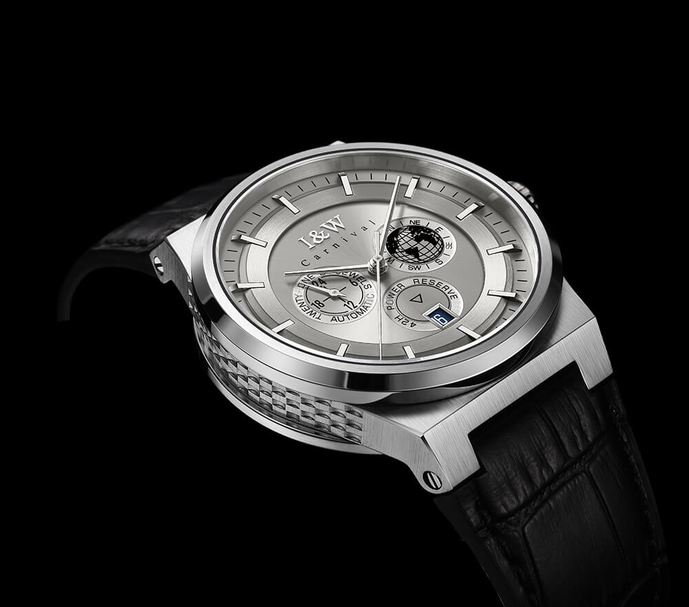Đồng hồ nam chính hãng IW Carnival IW782G-3 ,kính sapphire,chống xước,chống nước 50m,Bh 24 tháng,máy cơ (automatic)