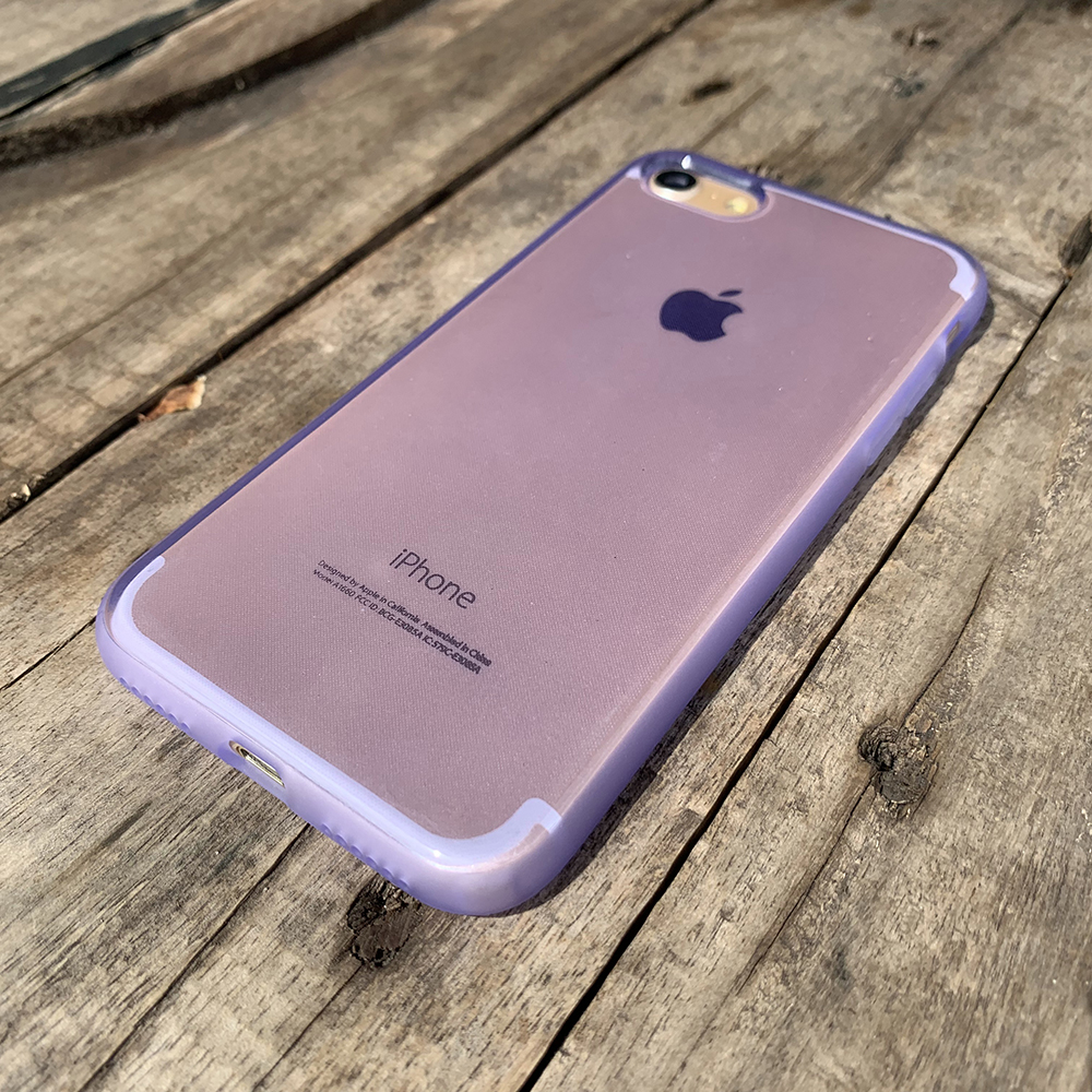 Ốp lưng dẻo cao cấp dành cho iPhone 7 / iPhone 8 - Màu tím mờ