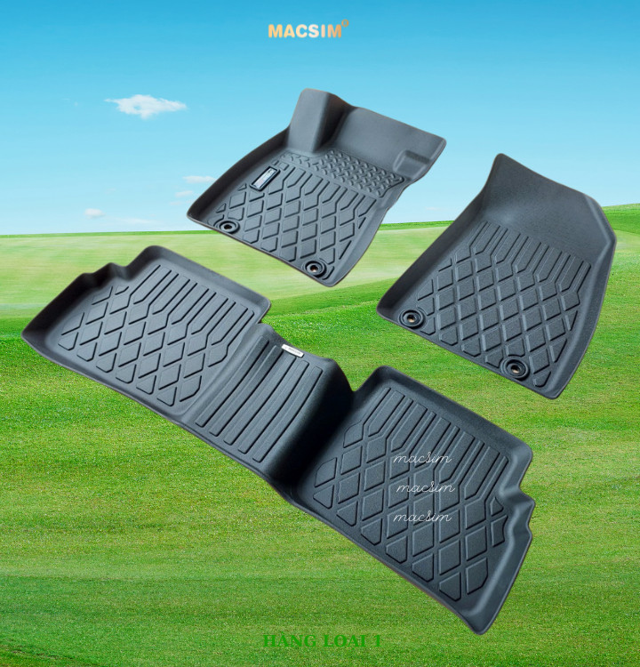 Hình ảnh Thảm lót sàn xe ô tô MG ZS (sd) Nhãn hiệu Macsim chất liệu nhựa TPE cao cấp màu đen