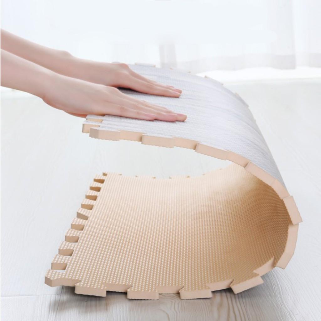 Thảm xốp vân gỗ bộ 6 miếng 60x60cm dày 1cm