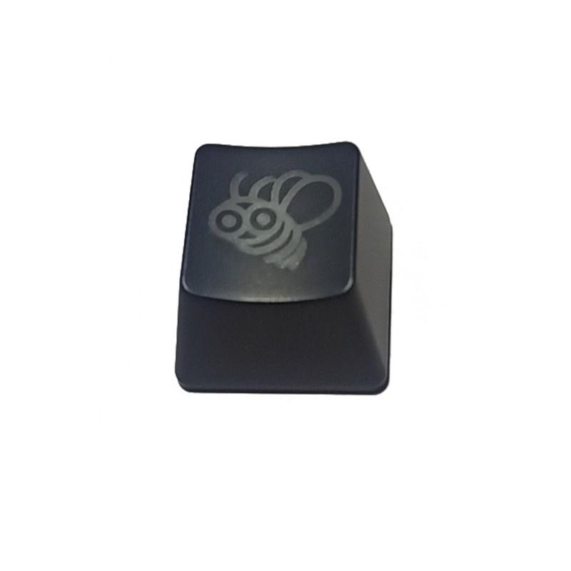 HSV 1PC DIY Honey Bee ABS Backlit Mechanical Keyboard Keycap R4 Height Personality Translucent Key Cap ESC Kids Toys