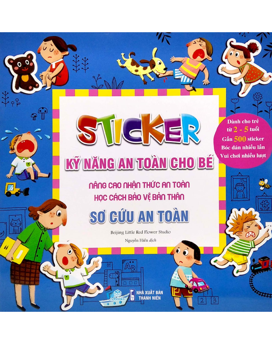 Sticker Kỹ Năng An Toàn Cho Bé - Sơ Cứu An Toàn (ND) 